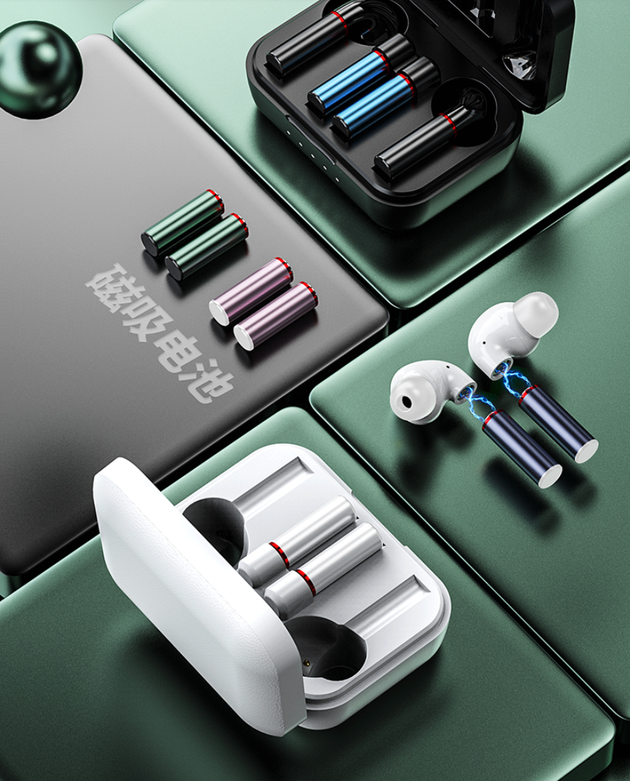 可换电池的TWS蓝牙耳机