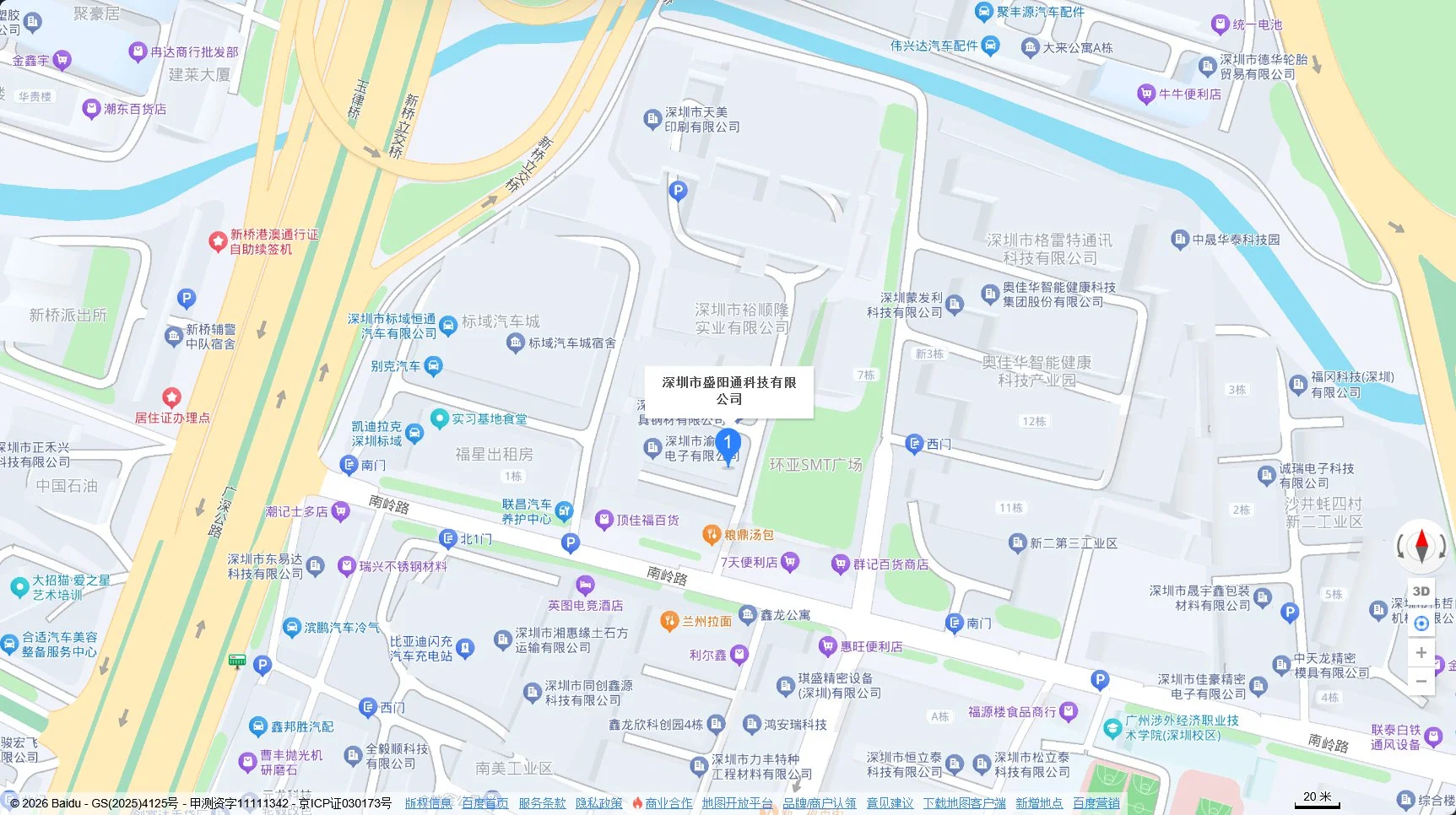 盛阳通科技地图