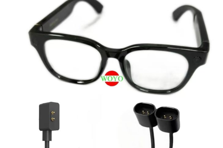 盛阳通 AI 眼镜 POGOPIN 磁吸充电_高效耐用充电解决方案