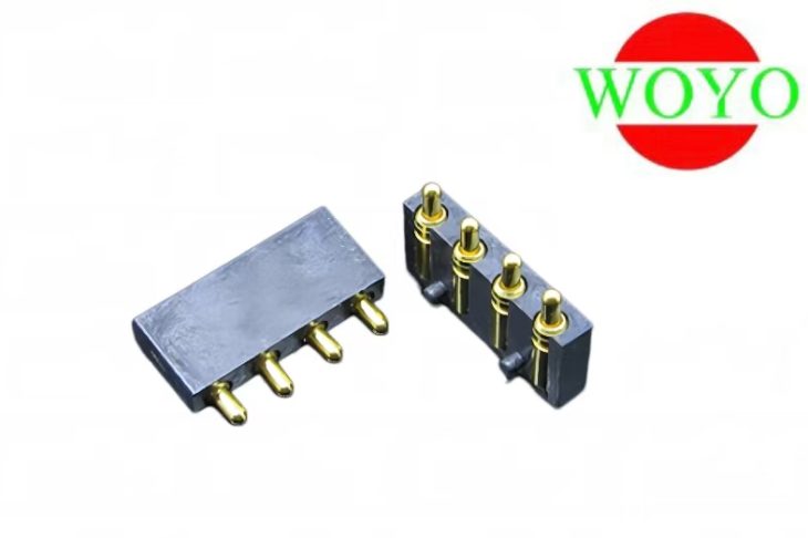 4P Pogo Pin 侧帖连接器