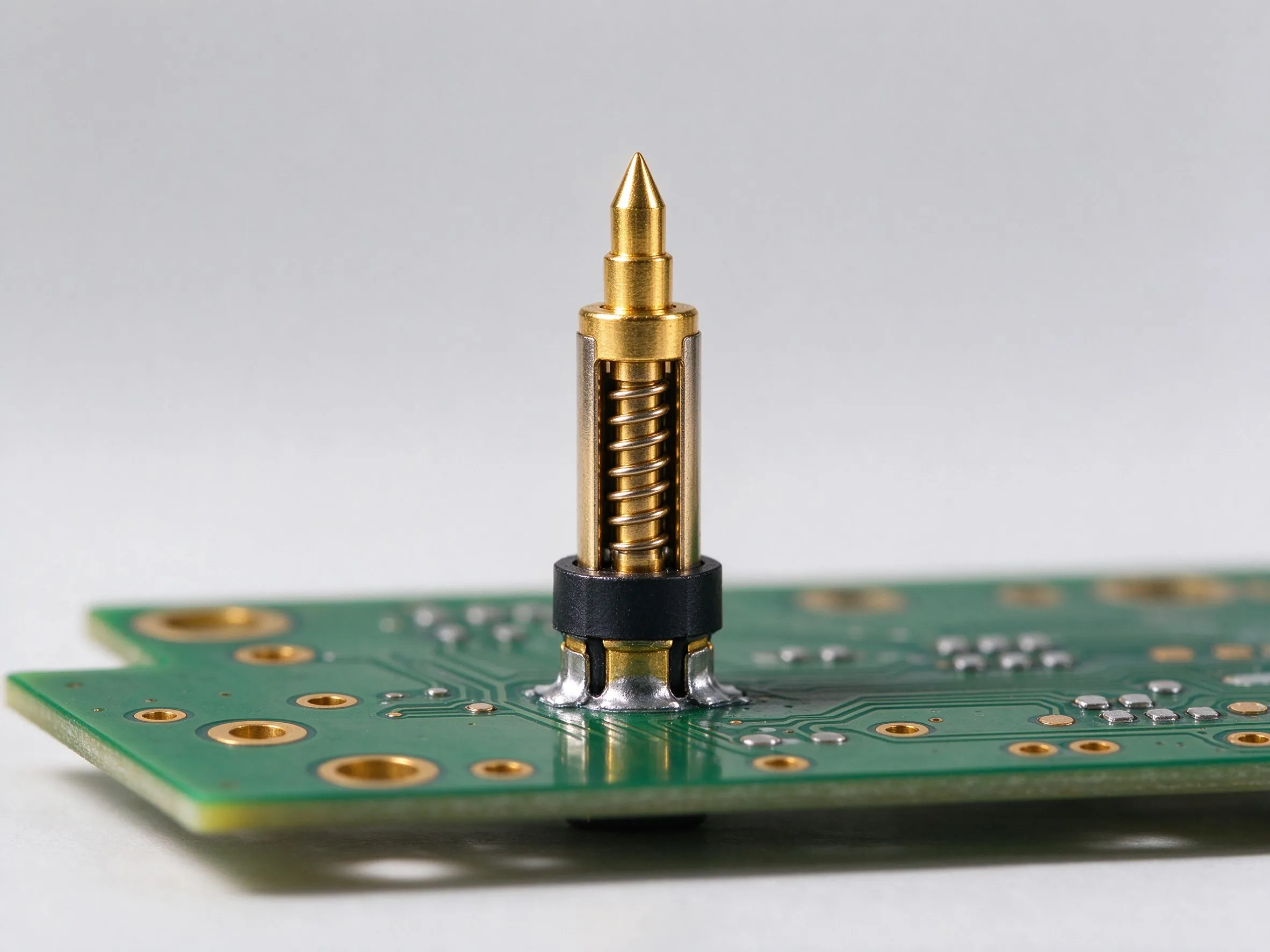 Pogo Pin弹簧针焊接PCB应用图-盛阳通科技